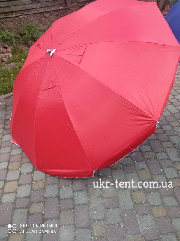 Парасоля кругла для торгівлі та саду 2,8м, 12 спиць