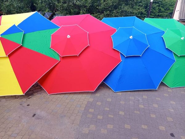 Парасоля кругла для торгівлі 2,8м, 8 товстих шпиць, подвійний клапан